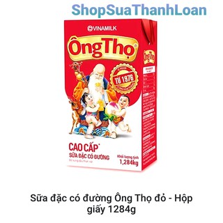 [HSD T3-2022] SỮA ĐẶC CÓ ĐƯỜNG ÔNG THỌ ĐỎ - HỘP GIẤY 1284G
