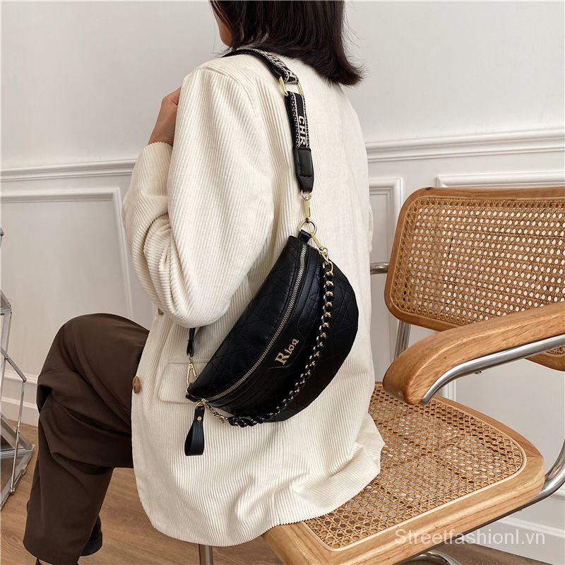 Túi đeo chéo trước ngực phong cách phương Tây thời trang dành cho nữ S2021 8a4m