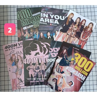 Set 8 Poster ảnh Blackpink