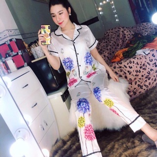 Pijama lụa satin cao cấp