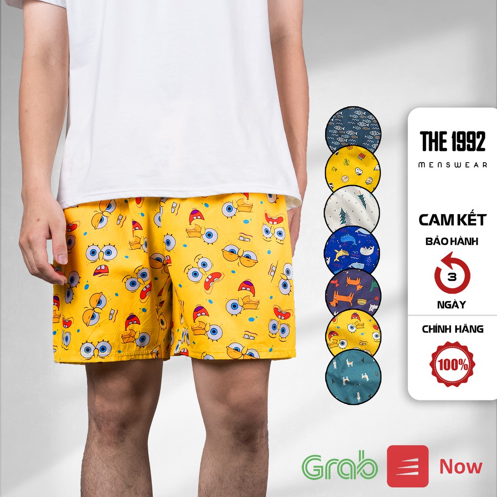 Quần cộc nam THE 1992 Quần đùi short cartoon