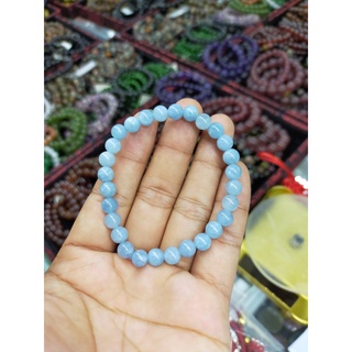 Vòng đeo tay, lắc tay phong thủy đá Aquamarin