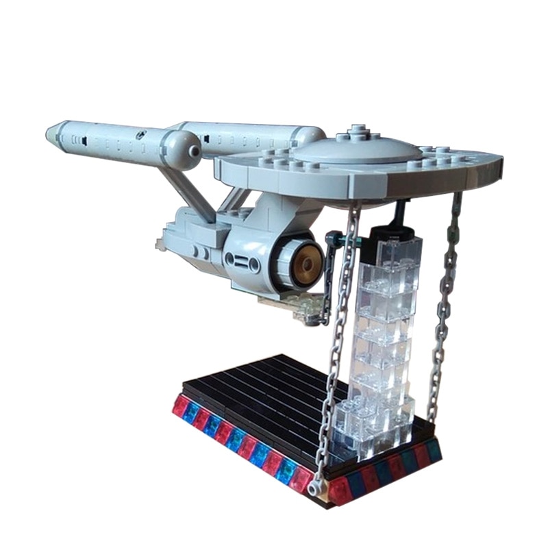 285PCS Moc 43543 Moive Star Trek Series  Enterprise  Diy Building Blocks  Bricks Compatible with Lego Toys Educational Christmas Gifts for Children