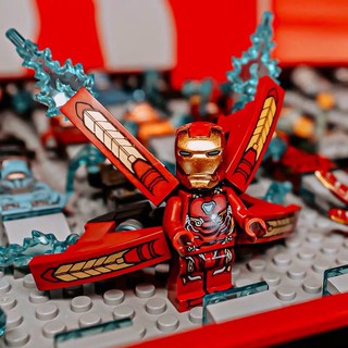 Lego Iron man mark 50 weapon endgame mô hình lắp ghép mini figure