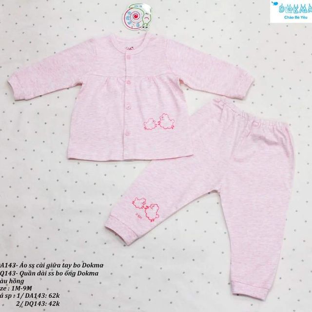 Bộ sơ sinh bé gái Dokma