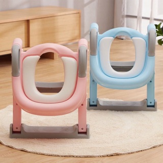 Nắp bồn cầu có thang đi vệ sinh cho bé Mầm