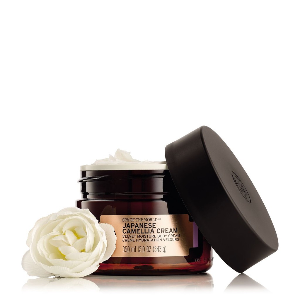 Kem dưỡng thể Japanese Camellia The Body Shop Spa Of The World Japanese Camellia Body Cream 350ml