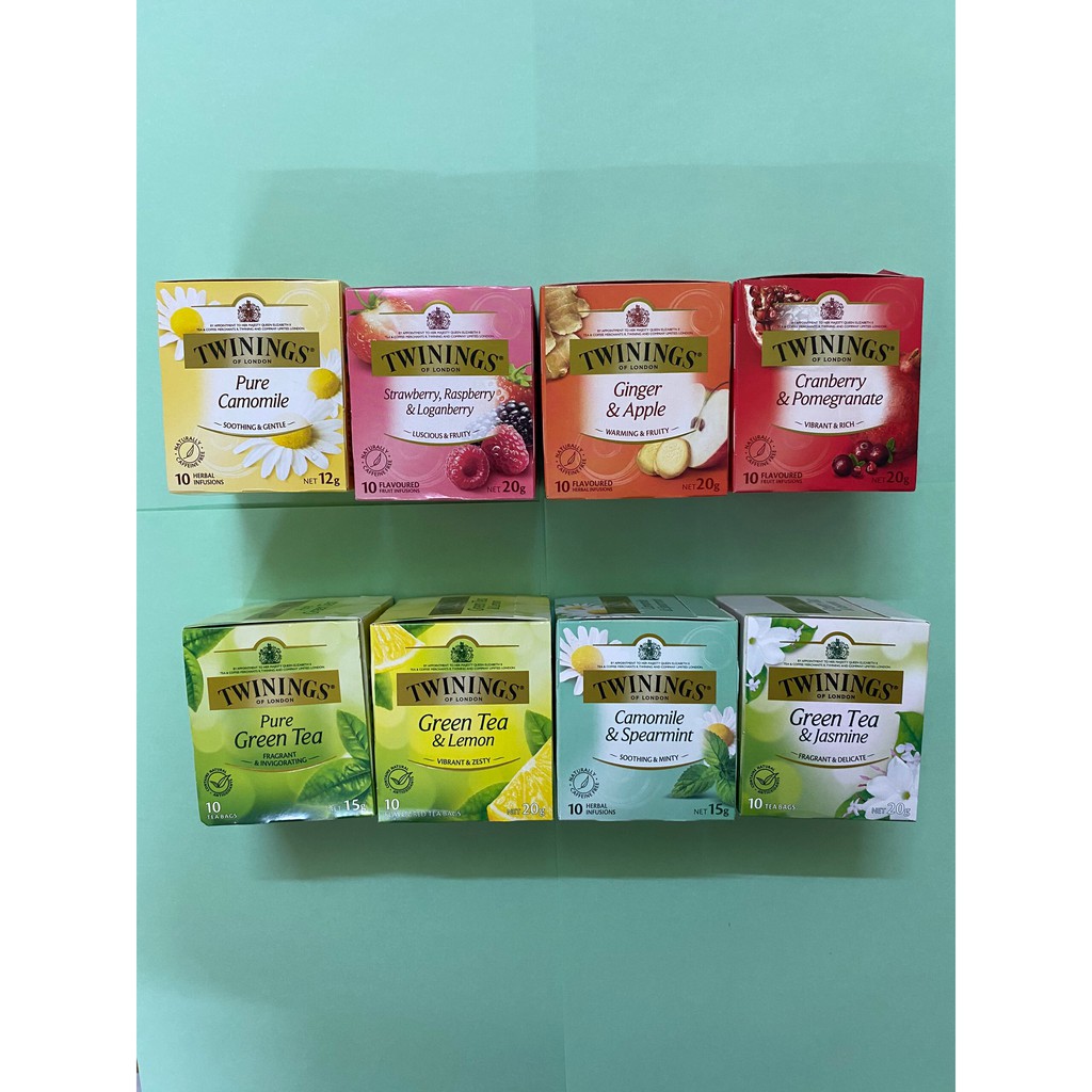 Trà Túi Lọc Twinings Of London - Úc ( Nhiều hương vị trái cây và thảo quả thơm ngon)