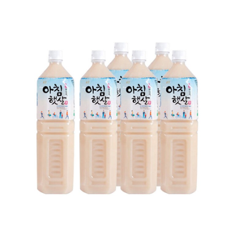 THÙNG NƯỚC GẠO WONGJIN HÀN QUỐC 1.5L x 12 CHAI