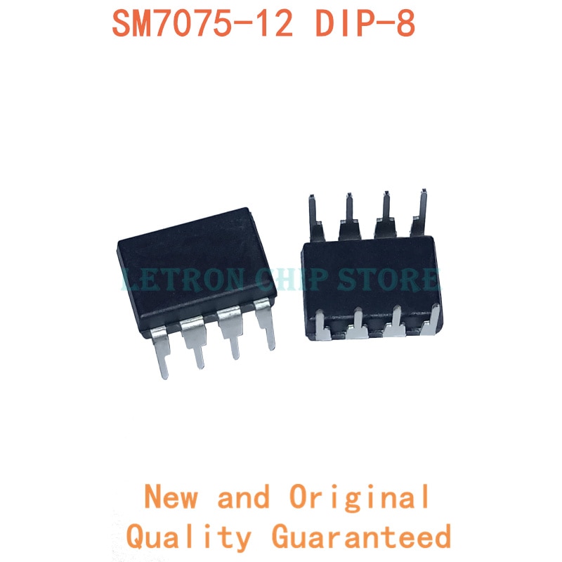 10 chiếc SM7075-12 dip8 sm7075 nhúng-8 novo e chipset ic