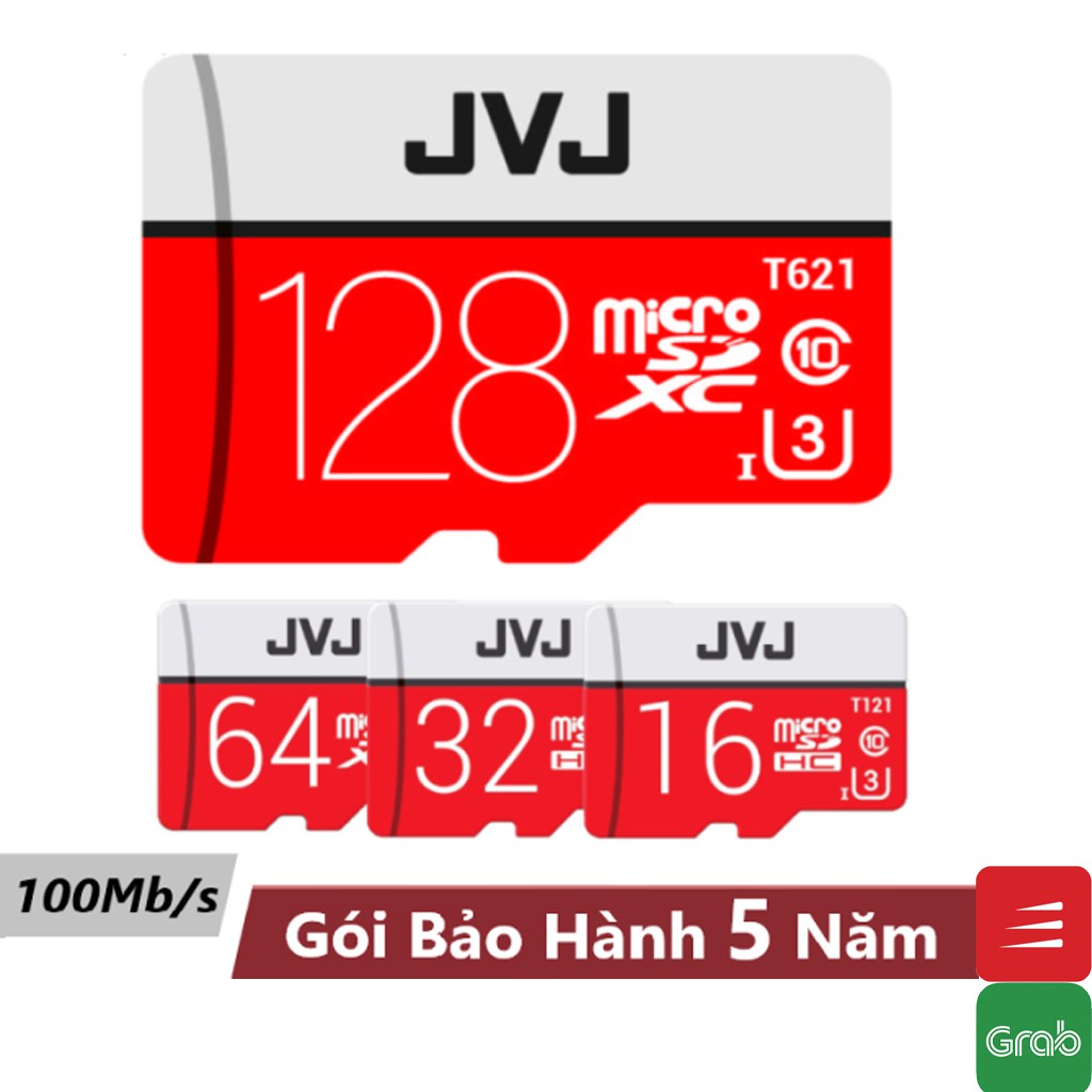 [giá sốc] Thẻ nhớ 16/32/64/128 Gb JVJ Pro U3 Class 10 – chuyên dụng cho CAMERA tốc độ cao - Bh 5 năm | BigBuy360 - bigbuy360.vn