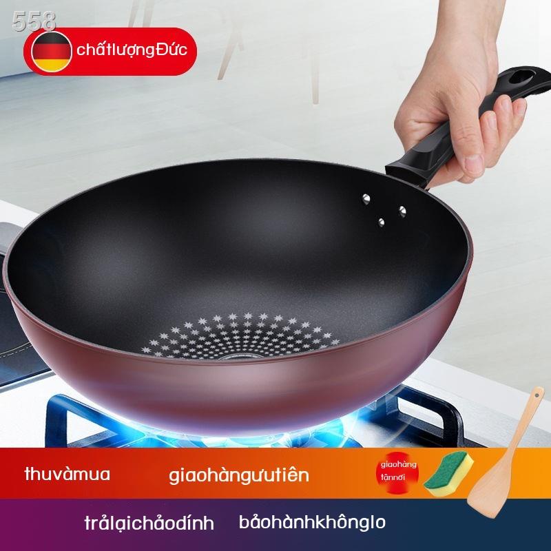 Công nghệ khoan pha lê đức chảo chống dính gia dụng bếp ga không từ nồi gang đa năng