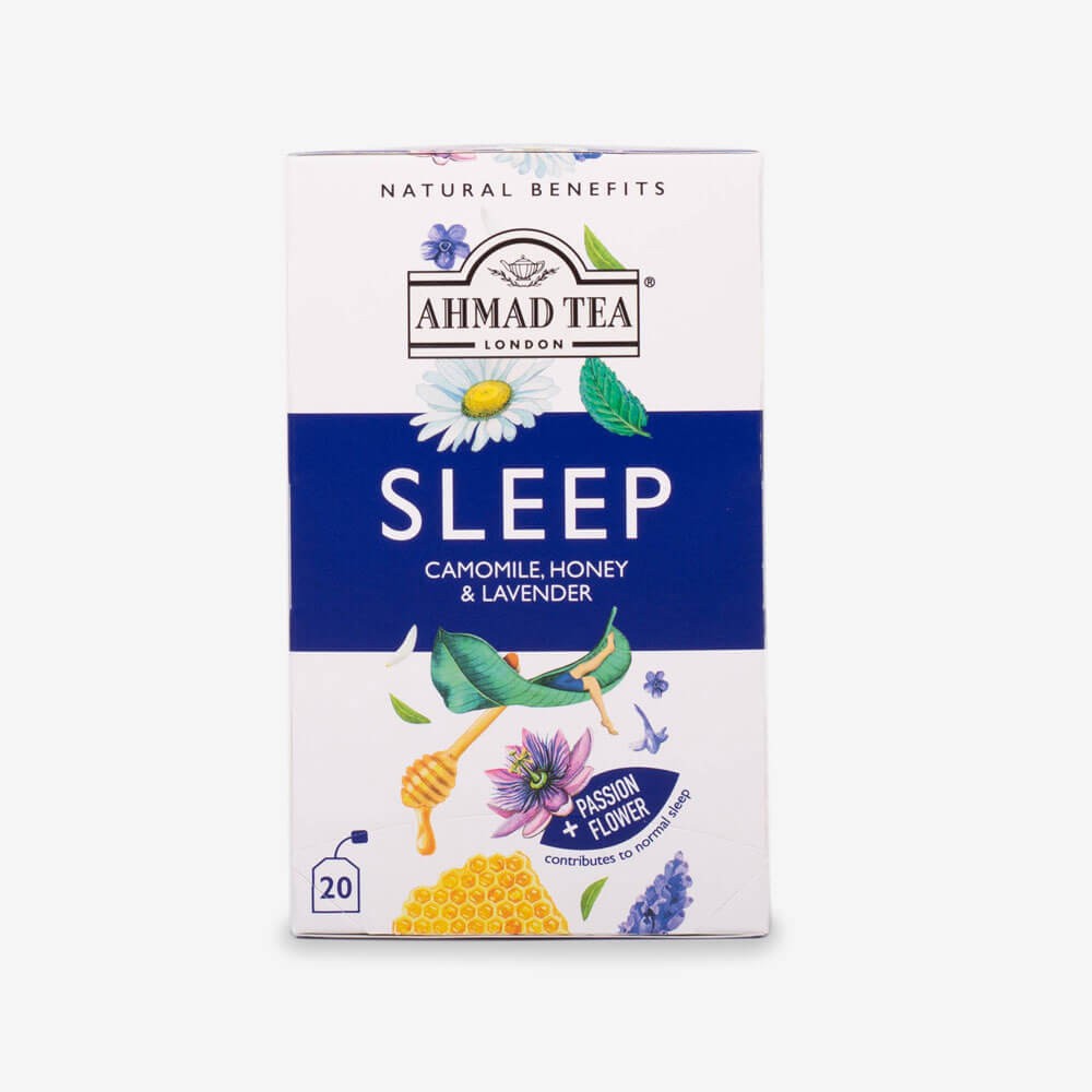 Trà thảo mộc Ahmad Organic Premium - SLEEP Infusion (Giấc ngủ ngon) (túi lọc có bao thiếc - 20 túi/hộp)