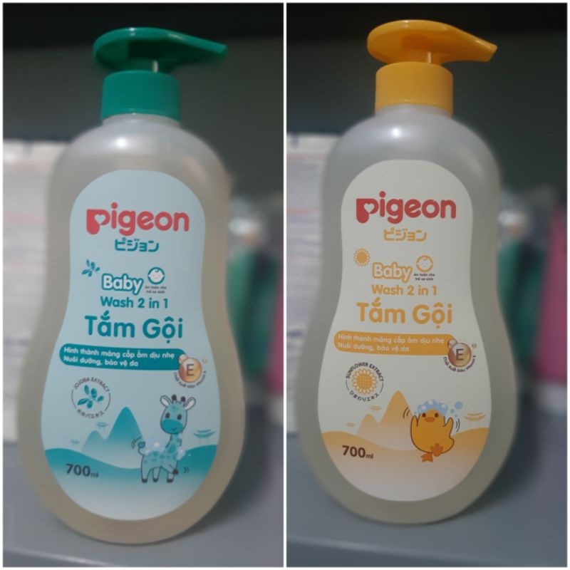Sữa tắm gội Pigeon 2 trong 1 dung tích 700ml