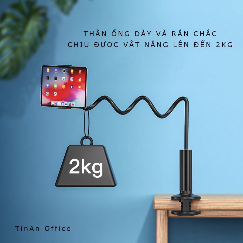 Giá Đỡ Điện Thoại, Kẹp Đầu Giường, Kẹp Bàn, Xem Phim Chống Mỏi Tay, Cho Thiết Bị 4-10 inch | BigBuy360 - bigbuy360.vn