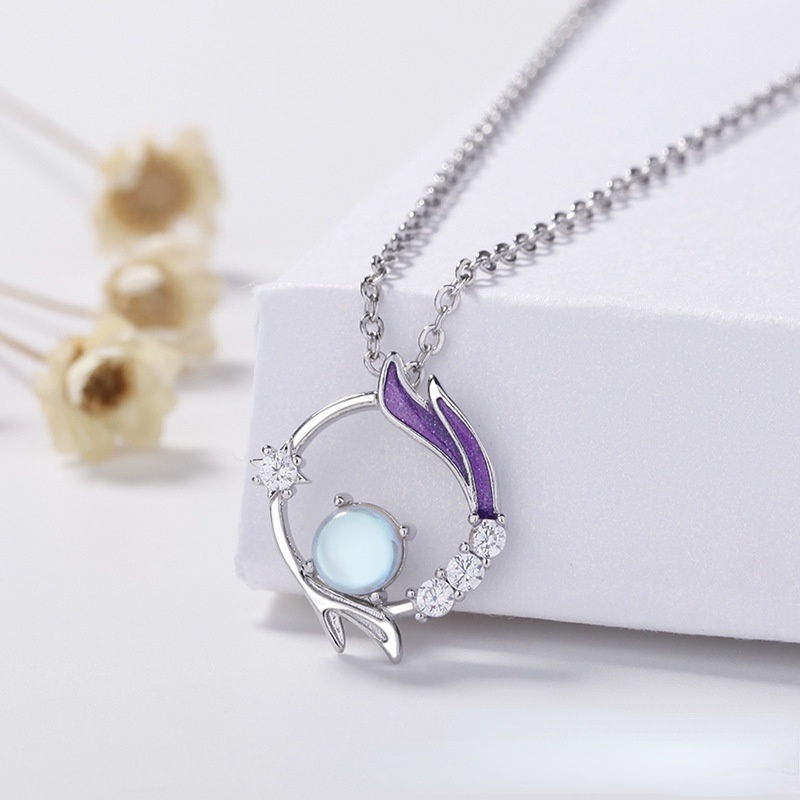 Vòng cổ Hợp Kim Đính Đá Sang Trọng Cho Nữ