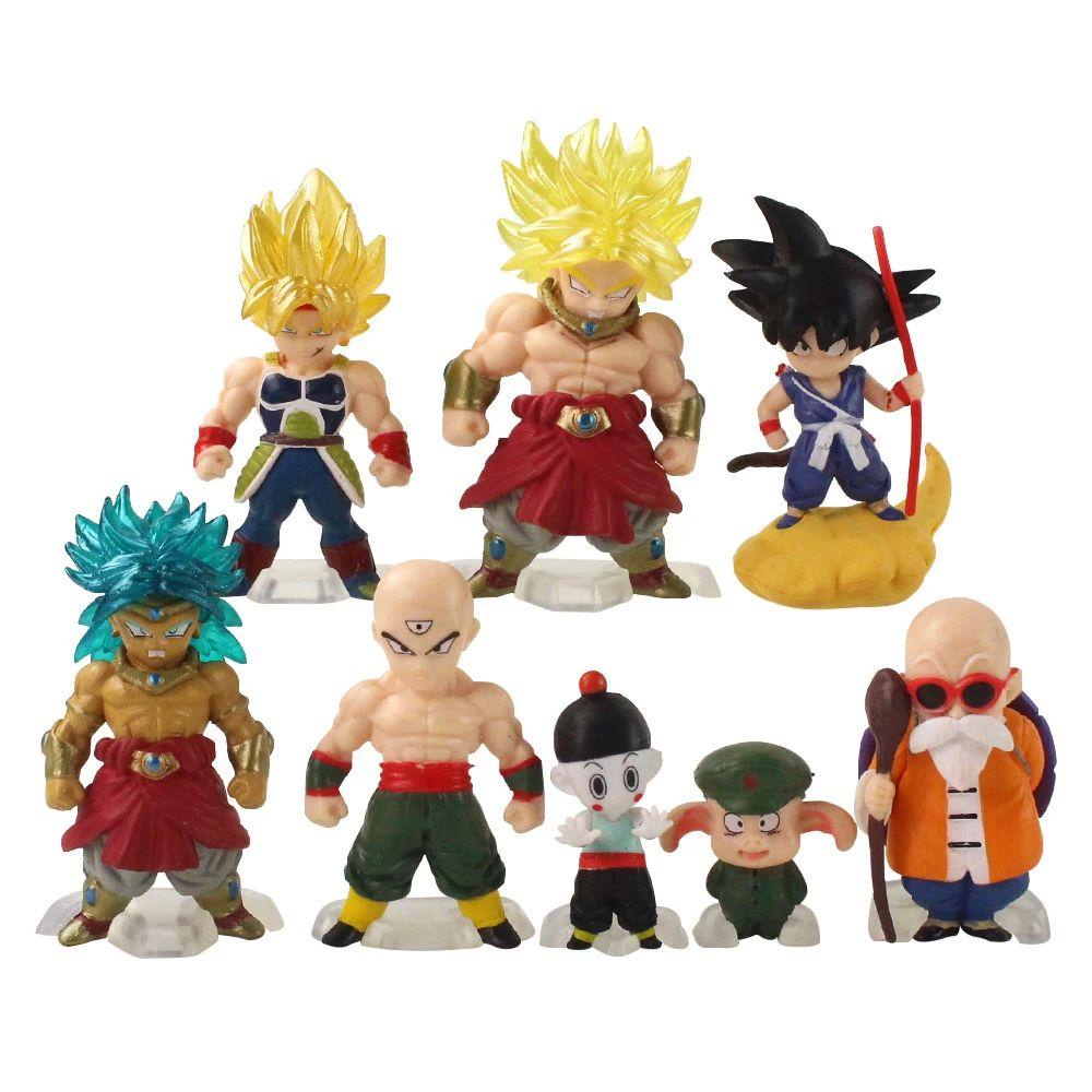 Mô Hình Đồ Chơi Nhân Vật Hoạt Hình Dragon Ball Bằng PVC Dễ Thương Trang Trí Bàn Làm Việc Cho Trẻ Em