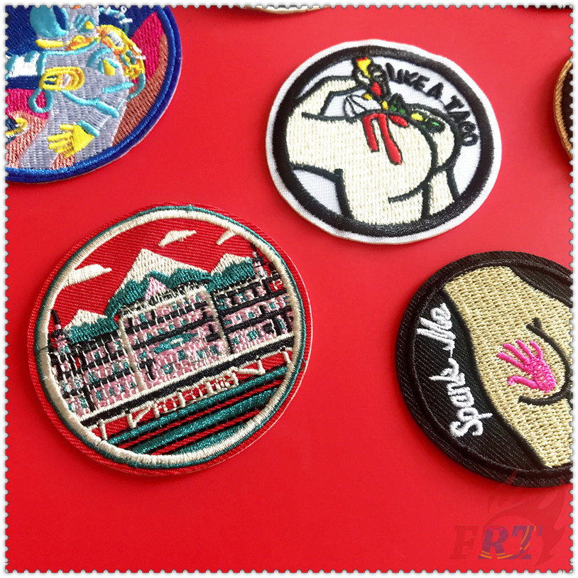 ✿ VSCO：Sick Sad World Iron-on Patch ✿ 1Pc Diy Embroidery Patch Iron on Sew on Badges Patches
