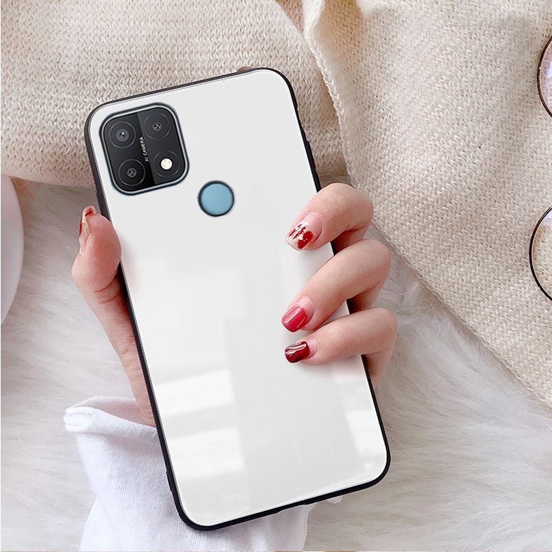 Ốp Lưng OPPO A15/A15s Mặt kính gương sáng bóng cao cấp