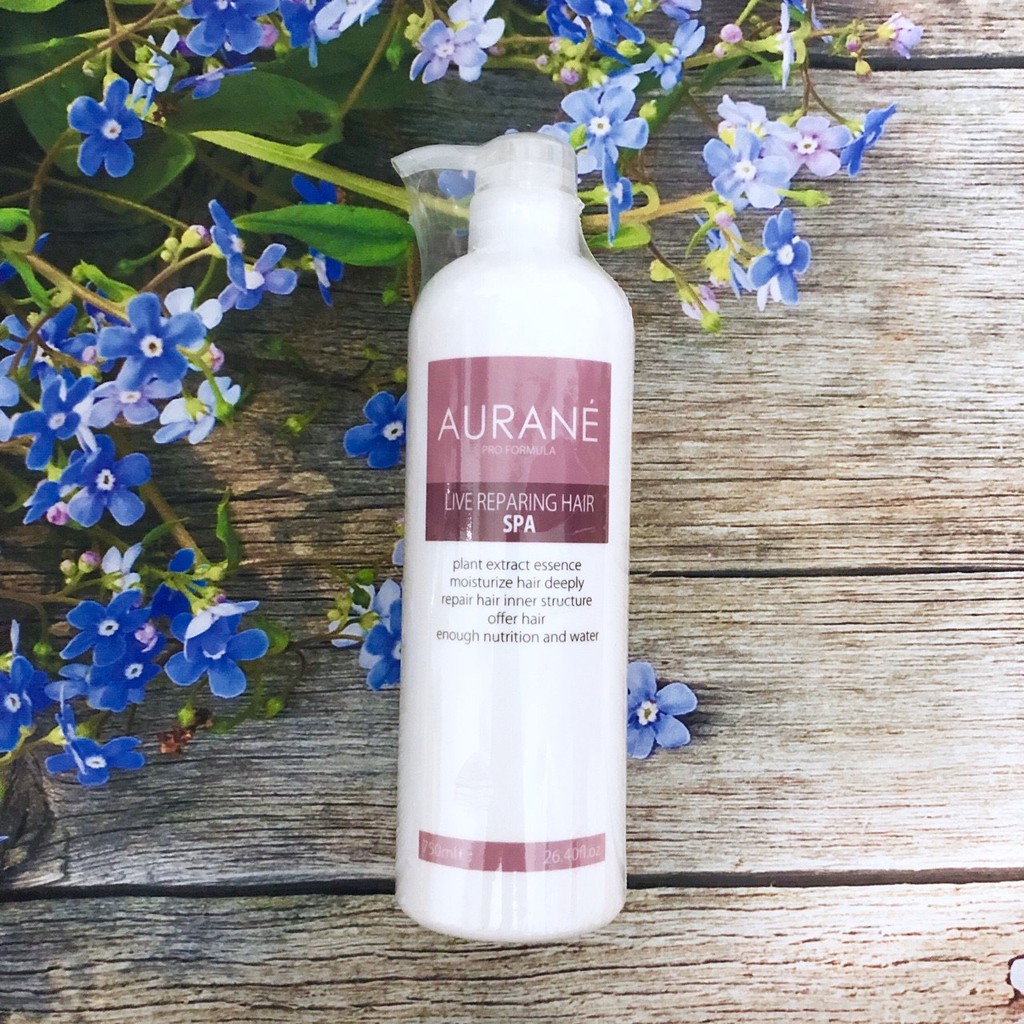 Dầu ngâm tóc Aurane Live Reparing Hair Spa phục hồi làm mượt tóc 750ml