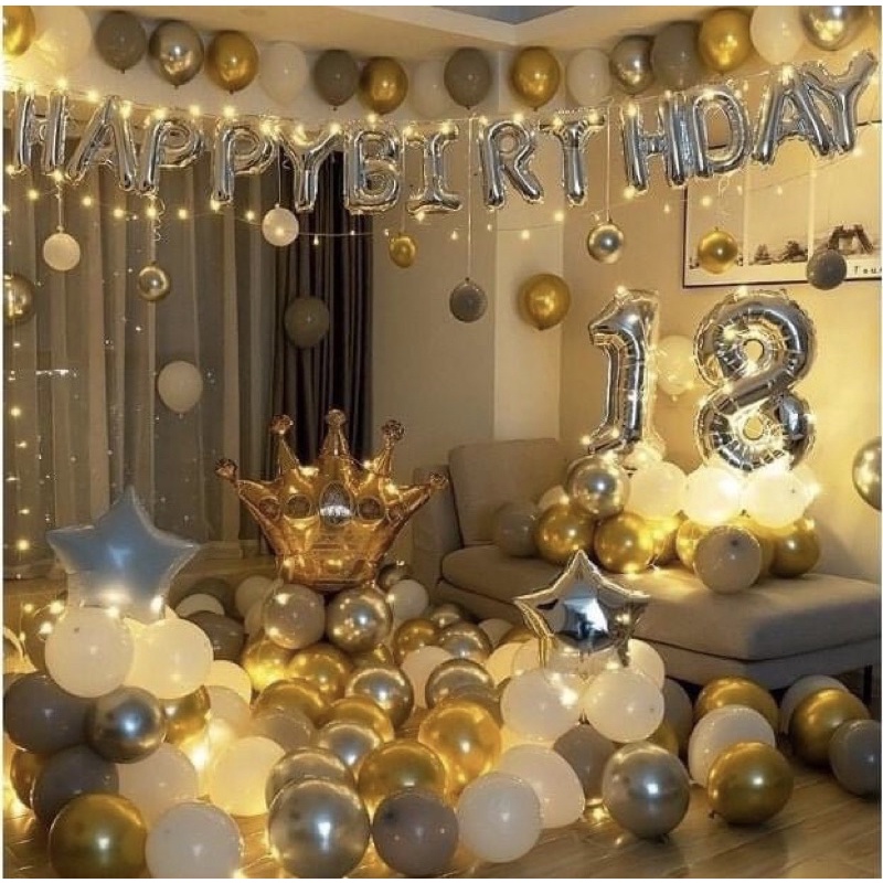 Set bóng trang trí sinh nhật cho người lớn NL01-09