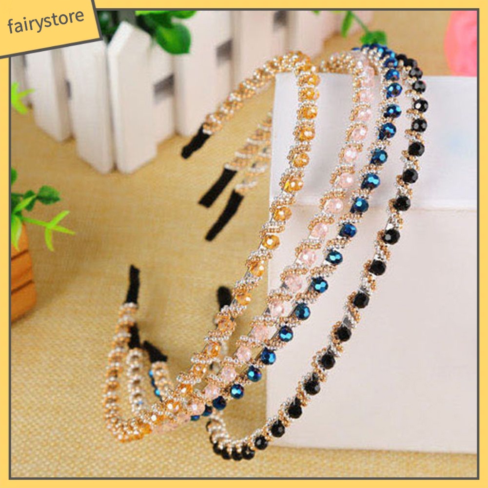 Cài tóc đính đá lấp lánh đơn giản dành cho phái đẹp