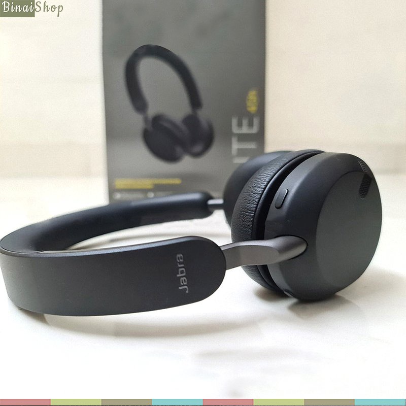 Jabra Elite 45h - Tai Nghe Bluetooth On-Ear Nghe Nhạc, Đàm Thoại Màng Loa Lớn, Micro Tích Hợp Chống Ồn, Thời Gian Sử Dụn