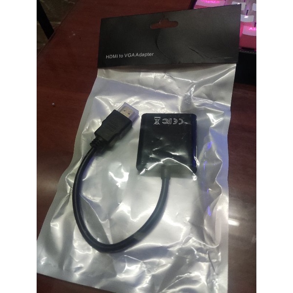 Cáp chuyển đổi HDMI sang VGA, Cáp HDMI to VGA ,dây HDMI to VGA