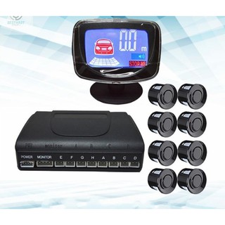 Cảm biến lùi 8 mắt màn hình LCD