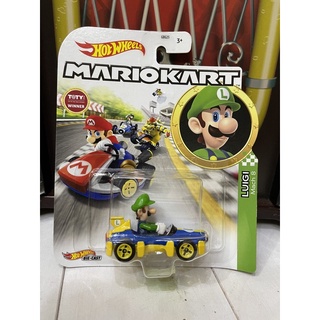 Xe mô hình đồ chơi Hotwheels 1:64 - MARIO KART - Luigi (Mach 8)