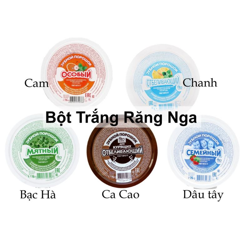 Bột Trắng Răng Nga cao cấp_Bột trắng răng Fito