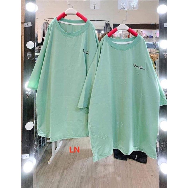 Áo phông logo chữ ký nhỏ cotton TH6