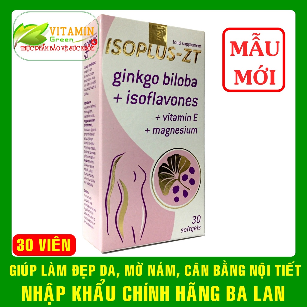 ISOPLUS-ZT BỔ SUNG NỘI TIẾT TỐ, TĂNG CƯỜNG SINH LÝ NỮ | NHẬP KHẨU CHÍNH HÃNG BALAN