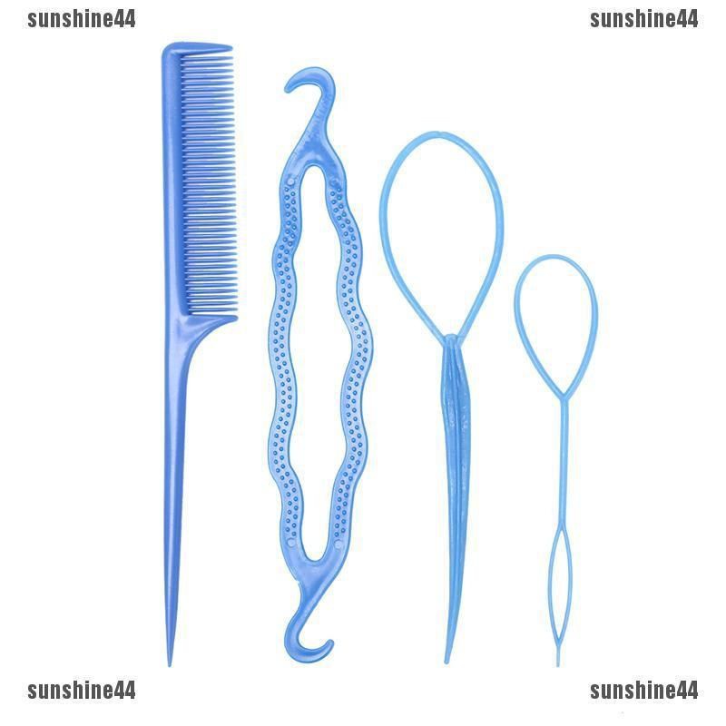 (Bán Buôn Sỉ) Sét 4 dụng cụ búi tóc thần thánh