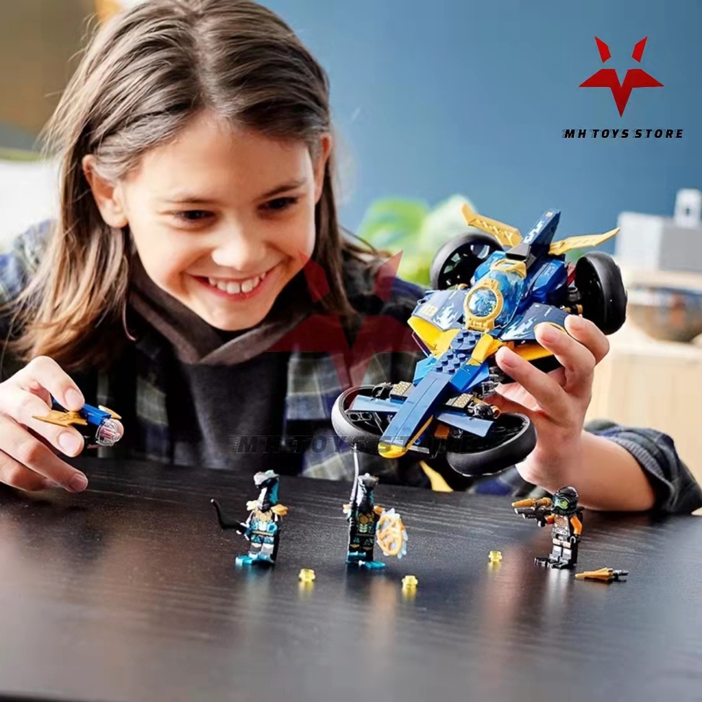 Đồ chơi lego xếp hình lắp ráp bela ninja 60083 - 380 chi tiết - bộ sưu tập ninja chiến xa đại chiến dưới đại dương