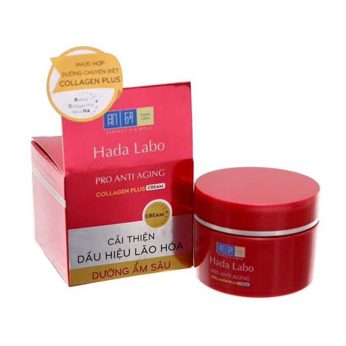 [Chính hãng] Kem dưỡng chuyên biệt chống lão hóa Hada Labo Pro Anti Aging Cream 50g