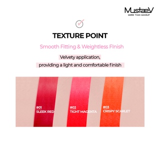 Son môi MUSTAEV màu lì mềm mại 3.5g