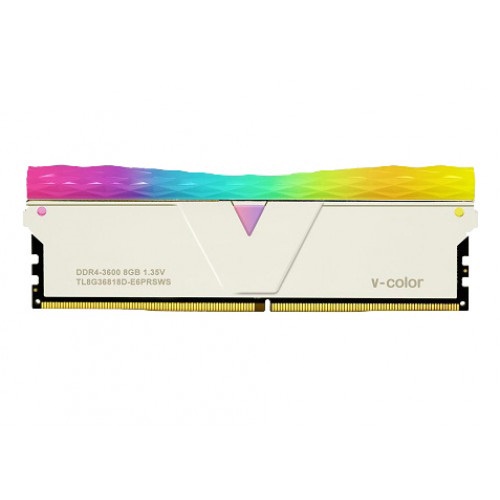 [Mã BMBAU300 giảm 10% đơn 499K] Ram V-Color DDR4 16GB 3600MHz Prism Pro RGB - Màu Bạc