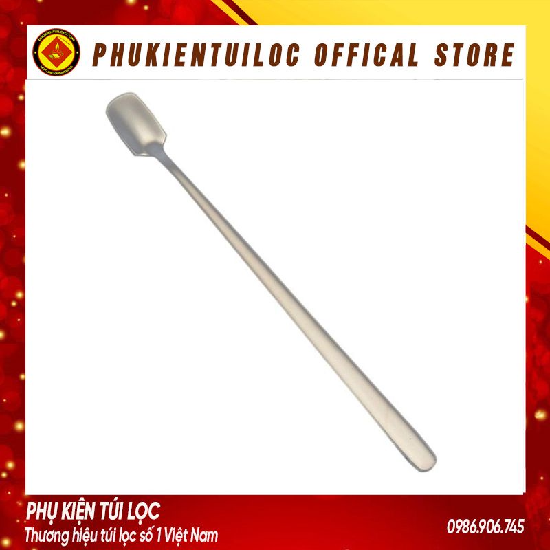 Thìa inox 304 vuông, hạt dưa pha trà dụng cụ pha cà phê muỗng cafe thiết kế hiện đại sáng trọng độ dài 13 - 15 - 1