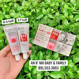 Kem đánh răng Rocs Baby