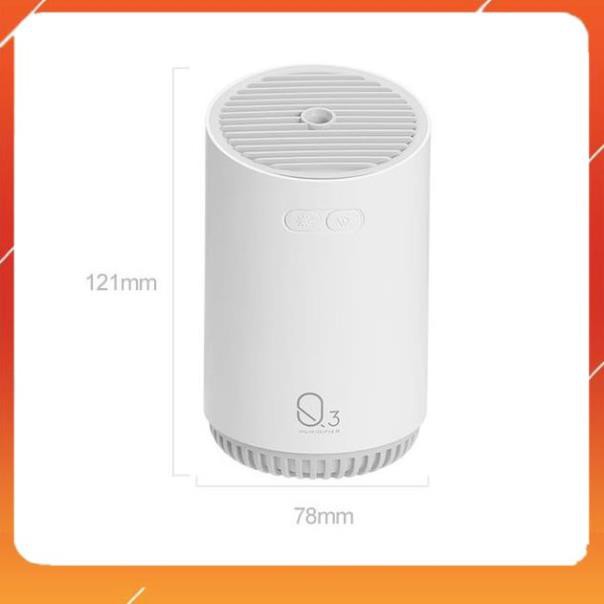 Máy phun sương Humidifier Q3, sạc pin, dung tích 320ml, tạo độ ẩm cho không khí, có chế độ đèn ngủ