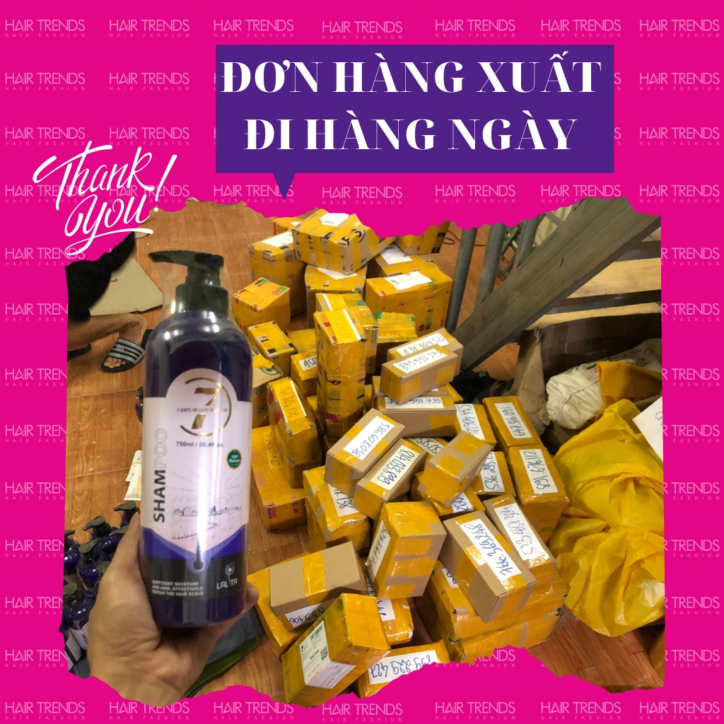 Bộ dầu gội xả collagen chính hãng Lalita,Dầu cặp siêu mềm mượt phục hồi tóc hư tổn hương nước hoa 750ml