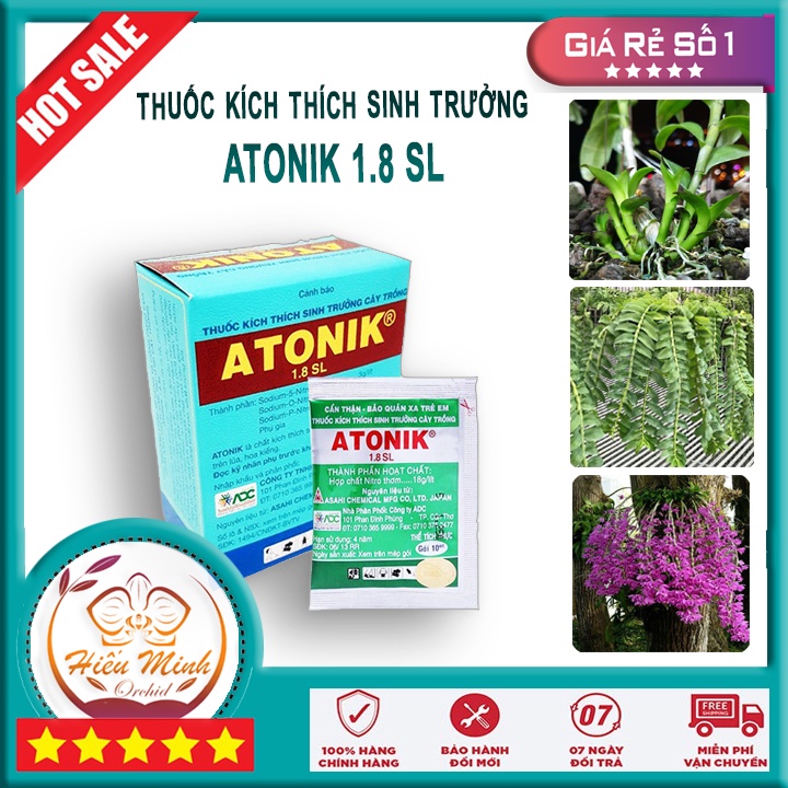 Atonik 1.8 SL Kích Thích Sinh Trưởng Phân bón là thuốc, Hoa Lan loại TỐT, làm cho cây cảnh và hạt giống, Bền, Đẹp, Xanh