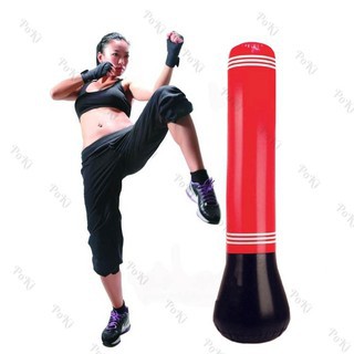 Bao tập đấm đá Boxing 1.6m BƠM HƠI cao cấp