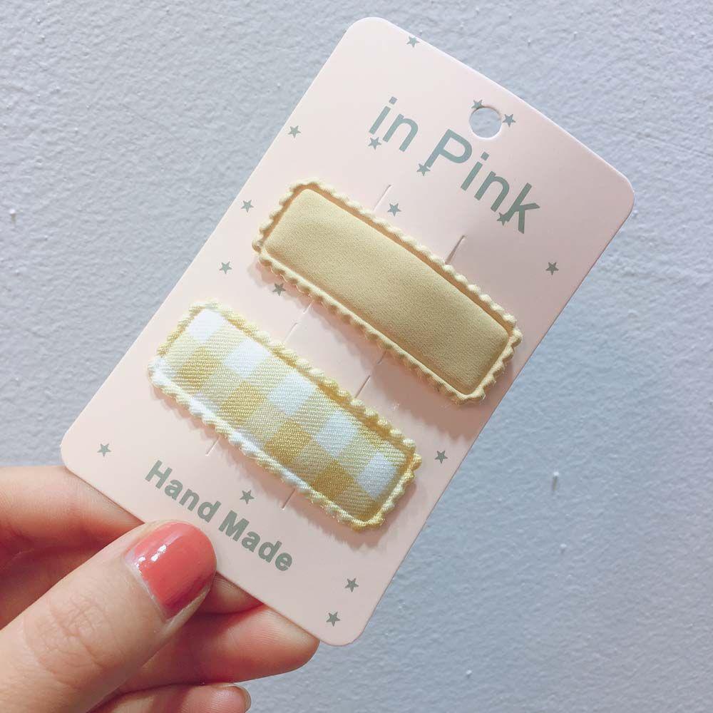 Kẹp Tóc WMES15H Hình Vuông / Giọt Nước Đơn Giản Cho Mẹ Và Bé