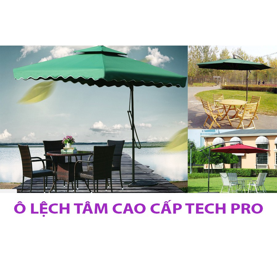 VẢI NÓC Ô LỆCH TÂM MÁI TRÒN BÁT GIÁC ĐƯỜNG KÍNH 3M