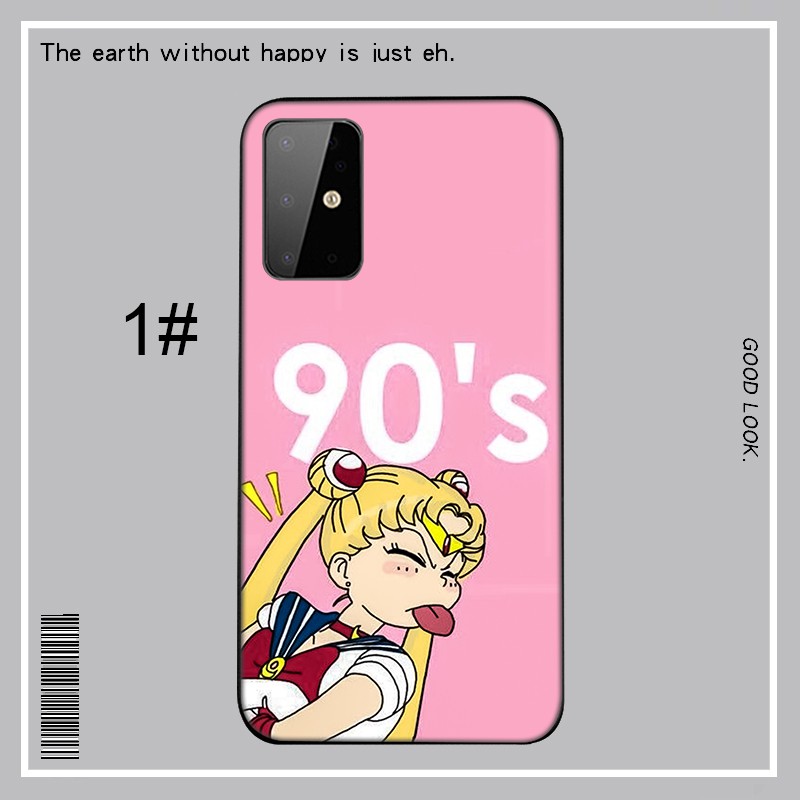 Samsung Galaxy S10 S9 S8 Plus S6 S7 Edge S10+ S9+ S8+ Casing phone Soft Case LU94 Sailor Moon Anime