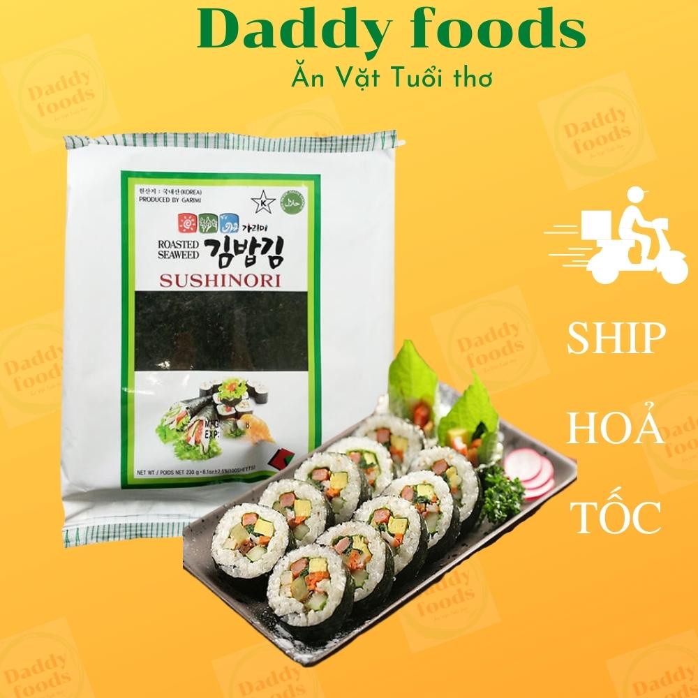 Rong biển cuộn cơm, kimbap hàn quốc gói 10 lá 22g siêu rẻ