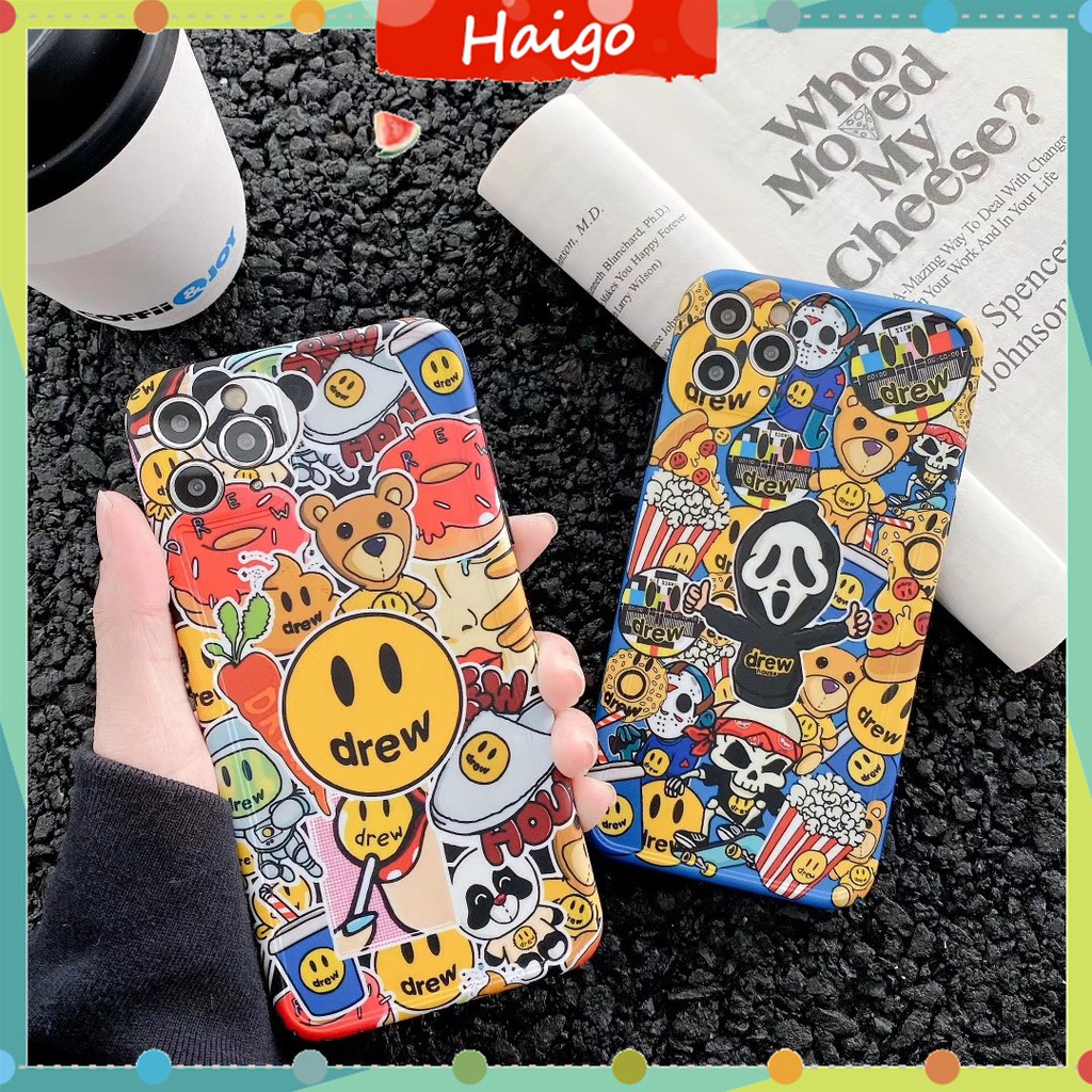 Ốp điện thoại nhựa mềm in hình Cool Drew cho iPhone12 mini 11 PRO MAX 6/6s 7/8plus SE2 X/XS XR XSMAX #HG1676