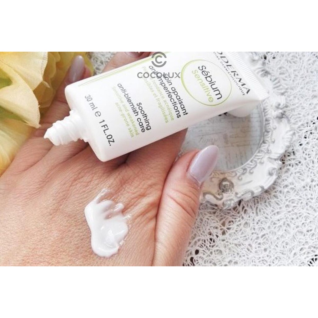 [Công Ty, Tem Phụ] Kem Dưỡng Ẩm Cho Da Mụn, Nhạy Cảm Bioderma Sébium Sensitive [COCOLUX]